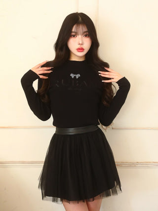 モデル：160cm（着用サイズ：FREE　着用カラー：BLK）