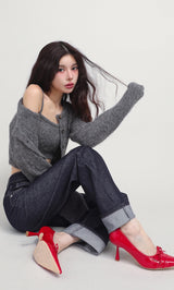 モデル：160cm（着用サイズ：S　着用カラー：IND）