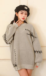 モデル：160cm（着用サイズ：FREE　着用カラー：GRY）