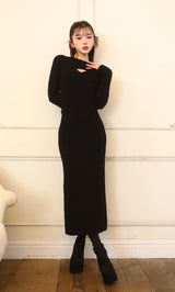 モデル：160cm（着用サイズ：FREE　着用カラー：BLK）