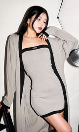 モデル：160cm（着用サイズ：FREE　着用カラー：GRY）