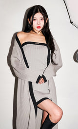 モデル：160cm（着用サイズ：FREE　着用カラー：GRY）