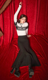 モデル：160cm（着用サイズ：FREE　着用カラー：BLK）