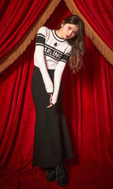 モデル：160cm（着用サイズ：FREE　着用カラー：BLK）