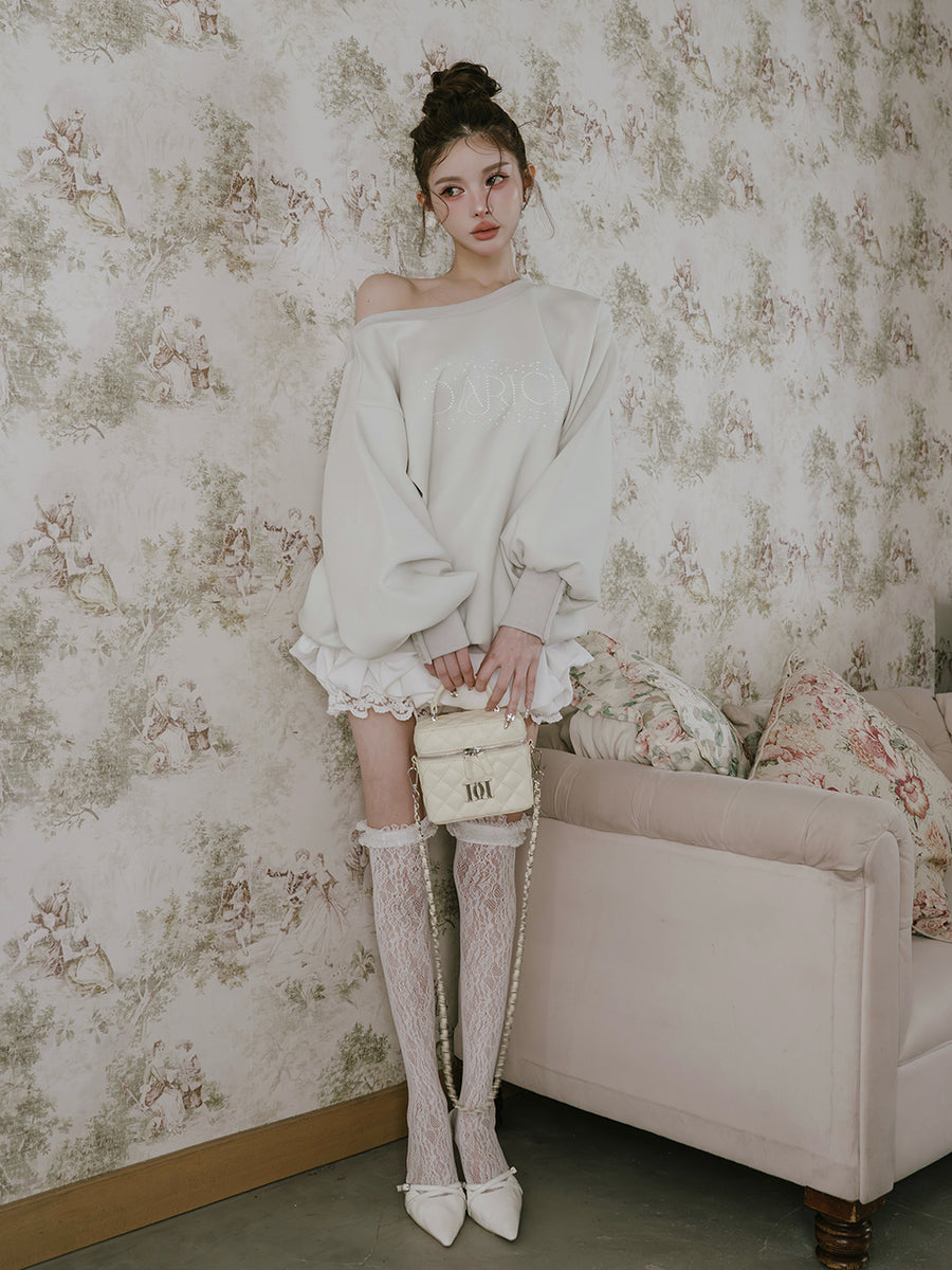 モデル：160cm（着用サイズ：FREE　着用カラー：L-GRY）