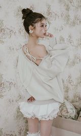 モデル：160cm（着用サイズ：FREE　着用カラー：L-GRY）