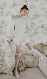 モデル：160cm（着用サイズ：FREE　着用カラー：L-GRY）