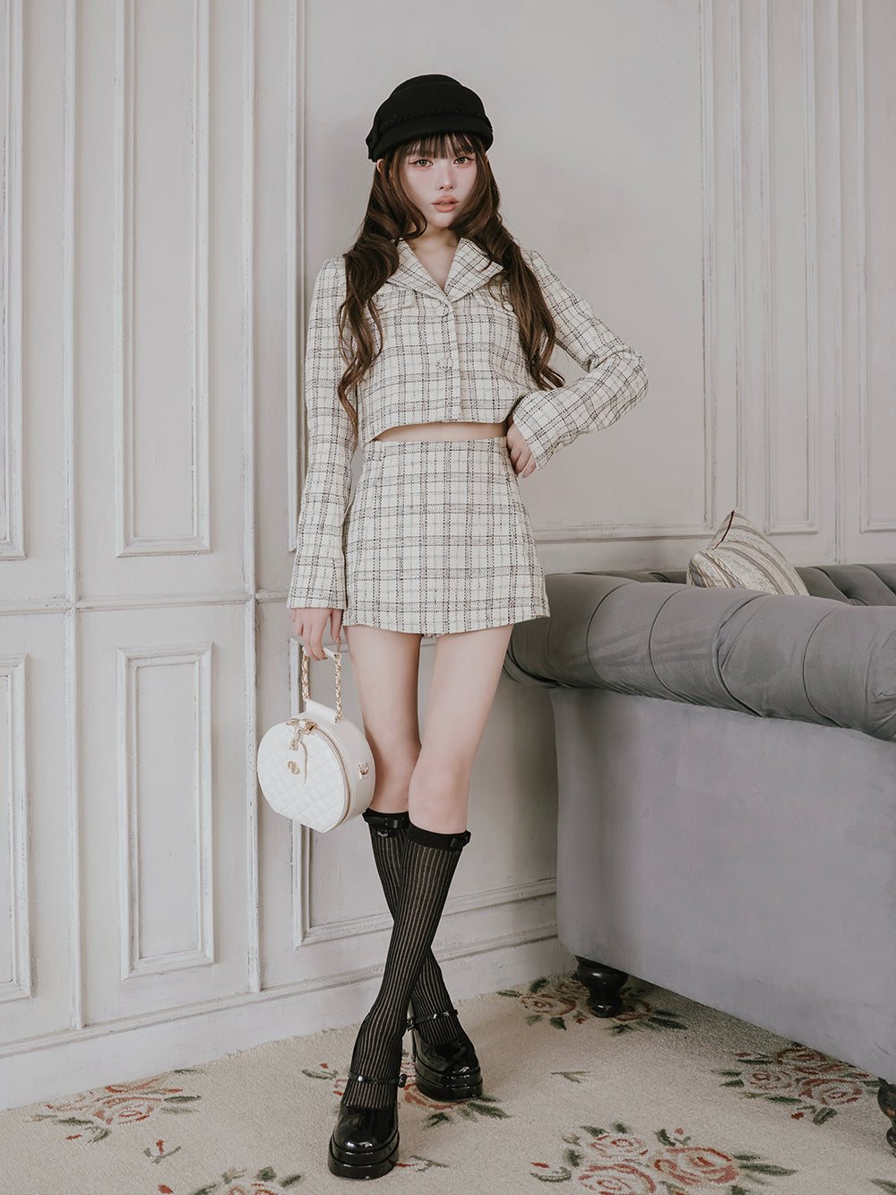 モデル：160cm（着用サイズ：S　着用カラー：MIX）