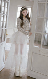 モデル：160cm（着用サイズ：S　着用カラー：WHT）