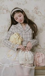 サイズ：FREE　カラー：IVO/PNK/YEL