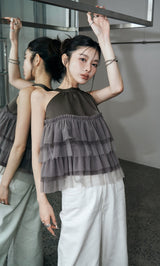 モデル：160cm（着用サイズ：FREE　着用カラー：GRY）