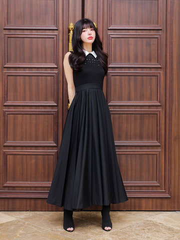 モデル：160cm（着用サイズ：FREE　着用カラー：BLK）