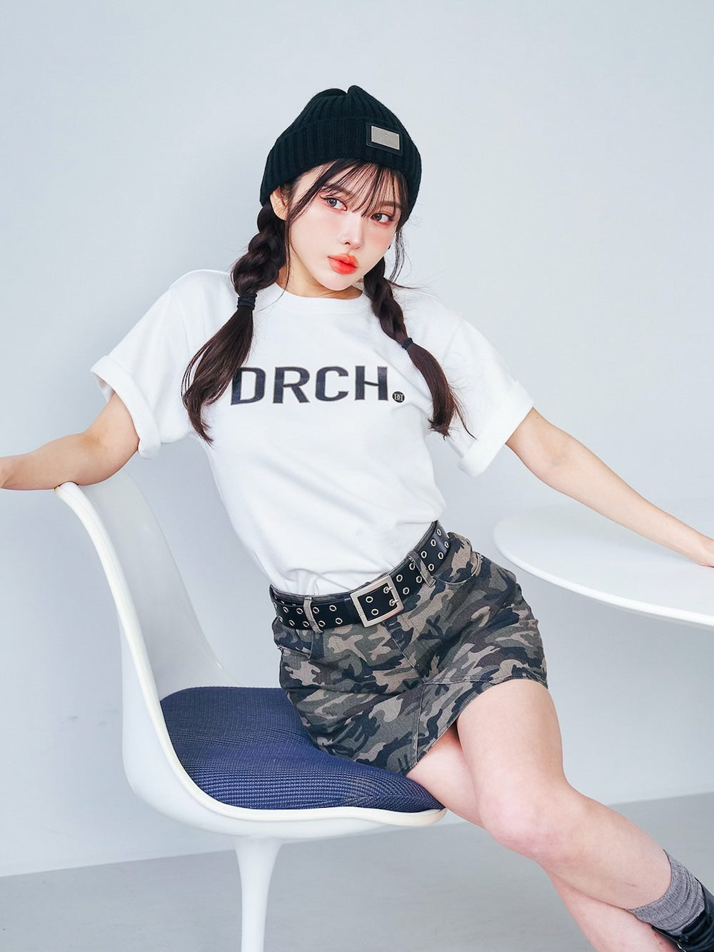 カモフラミニスカート