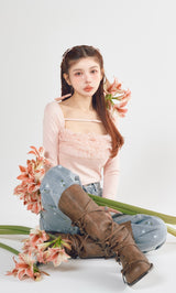 モデル：160cm（着用サイズ：FREE　着用カラー：PNK）