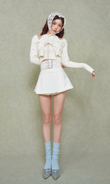 モデル：160cm（着用サイズ：FREE　着用カラー：WHT）