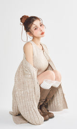 モデル：160cm（着用サイズ：FREE　着用カラー：BEG）