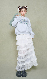 モデル：160cm（着用サイズ：FREE　着用カラー：L-GRY）