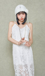 モデル：160cm（着用サイズ：FREE　着用カラー：WHT）