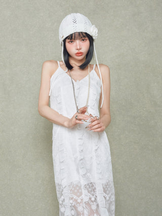 モデル：160cm（着用サイズ：FREE　着用カラー：WHT）