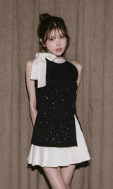 モデル：160cm（着用サイズ：FREE　着用カラー：BLK）