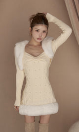 モデル：160cm（着用サイズ：FREE　着用カラー：WHT）