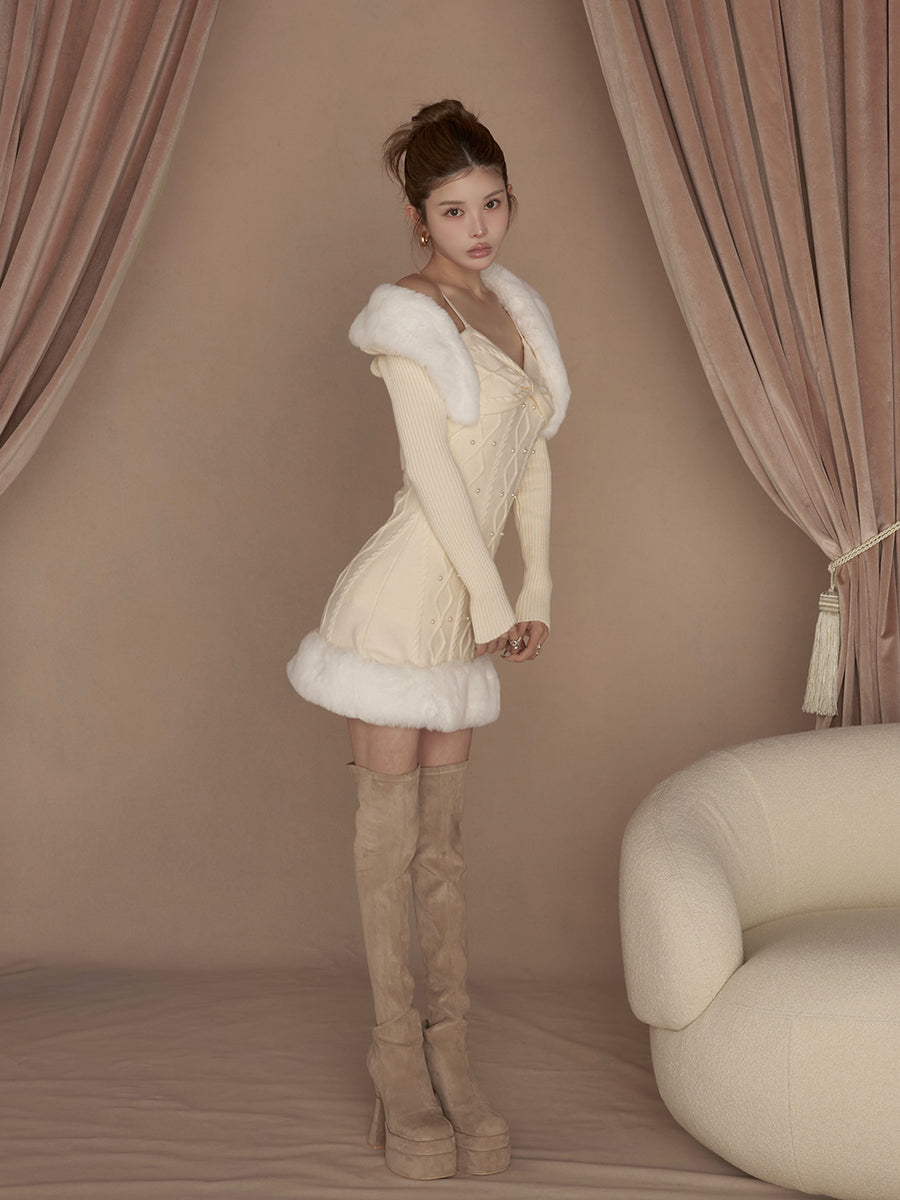 モデル：160cm（着用サイズ：FREE　着用カラー：WHT）