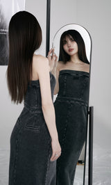 モデル：160cm（着用サイズ：FREE　着用カラー：BLK）