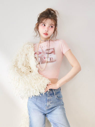 レディフォトコンパクトTシャツ