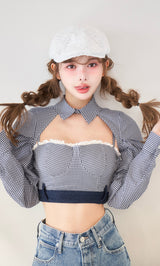 モデル：160cm（着用サイズ：FREE　着用カラー：NVY）
