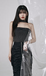 モデル：160cm（着用サイズ：FREE　着用カラー：BLK）