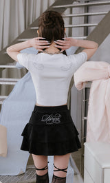 ロゴビジューエンジェルモチーフTシャツ ロゴビジューエンジェルモチーフTシャツ – Darich