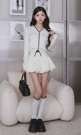 モデル：160cm（着用サイズ：FREE　着用カラー：WHT）