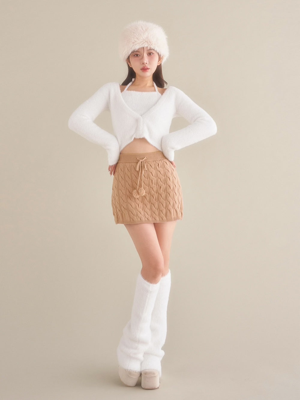 【WHT】160cm/FREE