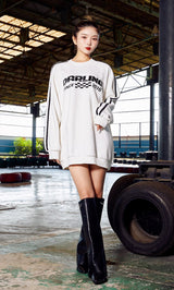 モデル：160cm（着用サイズ：FREE　着用カラー：WHT）