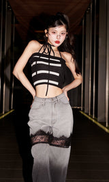 モデル：160cm（着用サイズ：S　着用カラー：BLK）