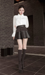 モデル：160cm（着用サイズ：S　着用カラー：BLK）