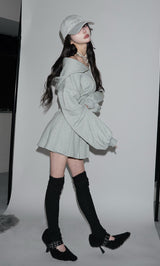 モデル：160cm（着用サイズ：FREE　着用カラー：GRY）