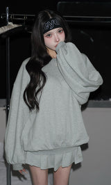 モデル：160cm（着用サイズ：FREE　着用カラー：GRY）