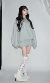 モデル：160cm（着用サイズ：FREE　着用カラー：GRY）