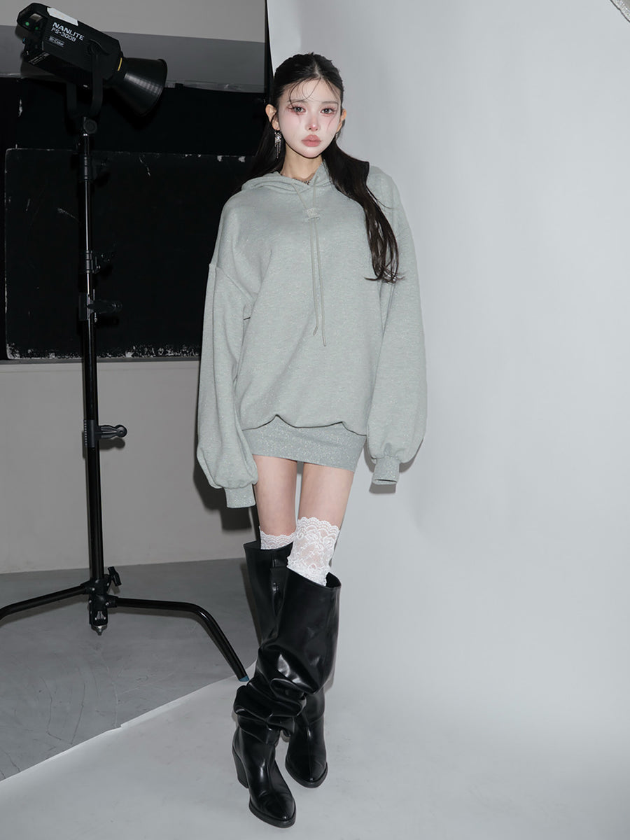 モデル：160cm（着用サイズ：FREE　着用カラー：GRY）