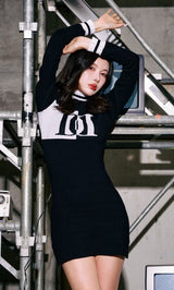 モデル：160cm（着用サイズ：FREE　着用カラー：BLK）