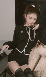 モデル：160cm（着用サイズ：FREE　着用カラー：BLK）