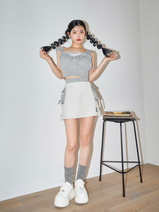 モデル：160cm（着用サイズ：FREE　着用カラー：GRY）