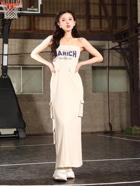 Logo Bear Sweatshirt Dress