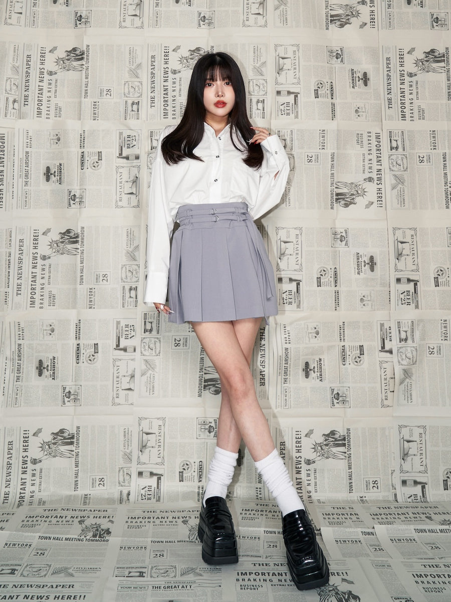 モデル：160cm（着用サイズ：S　着用カラー：GRY）