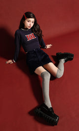 モデル：160cm（着用サイズ：S　着用カラー：NVY）