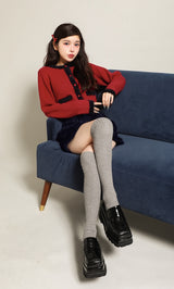 モデル：160cm（着用サイズ：FREE　着用カラー：RED）