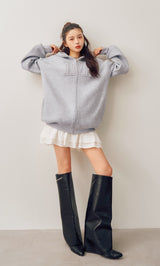 モデル：160cm（着用サイズ：FREE　着用カラー：WHT）
