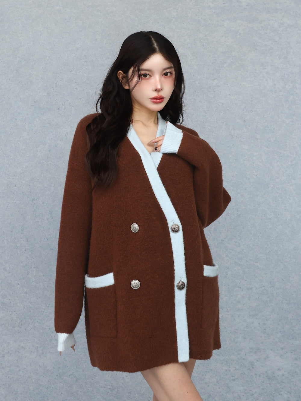 【Darich】パイピングオーバーニットカーディガン パイピングオーバーニットカーディガン – Darich (ダーリッチ)