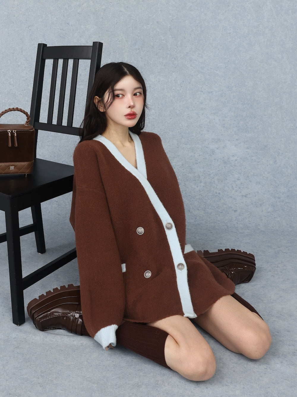 パイピングオーバーニットカーディガン パイピングオーバーニットカーディガン – Darich (ダーリッチ)